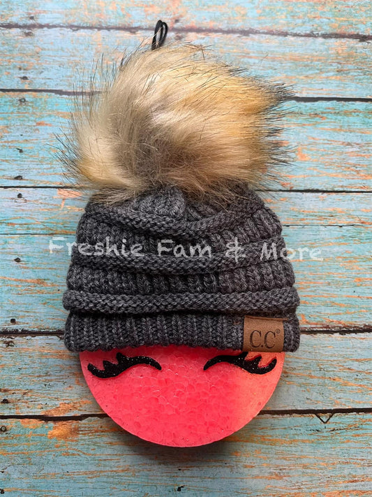EYELASHES WITH CC BEANIE