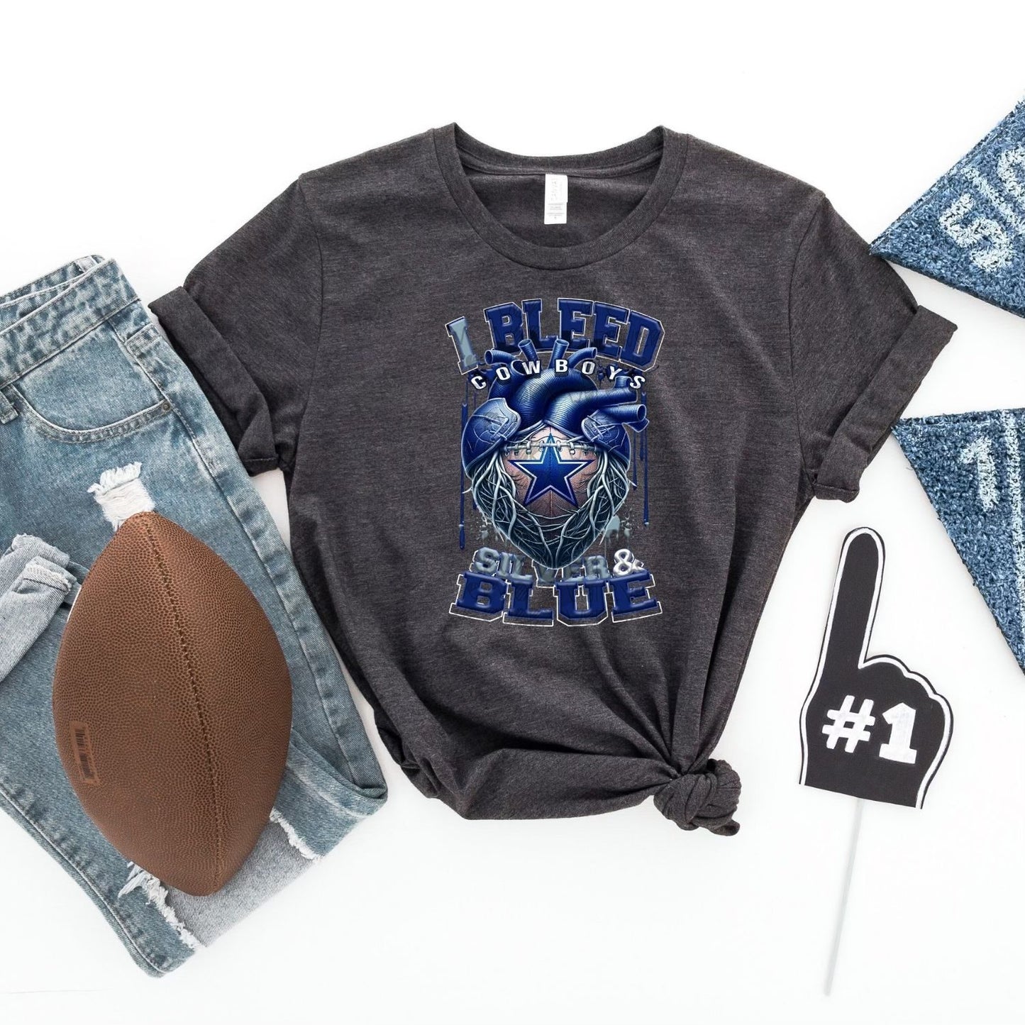 I BLEED SILVER & BLUE