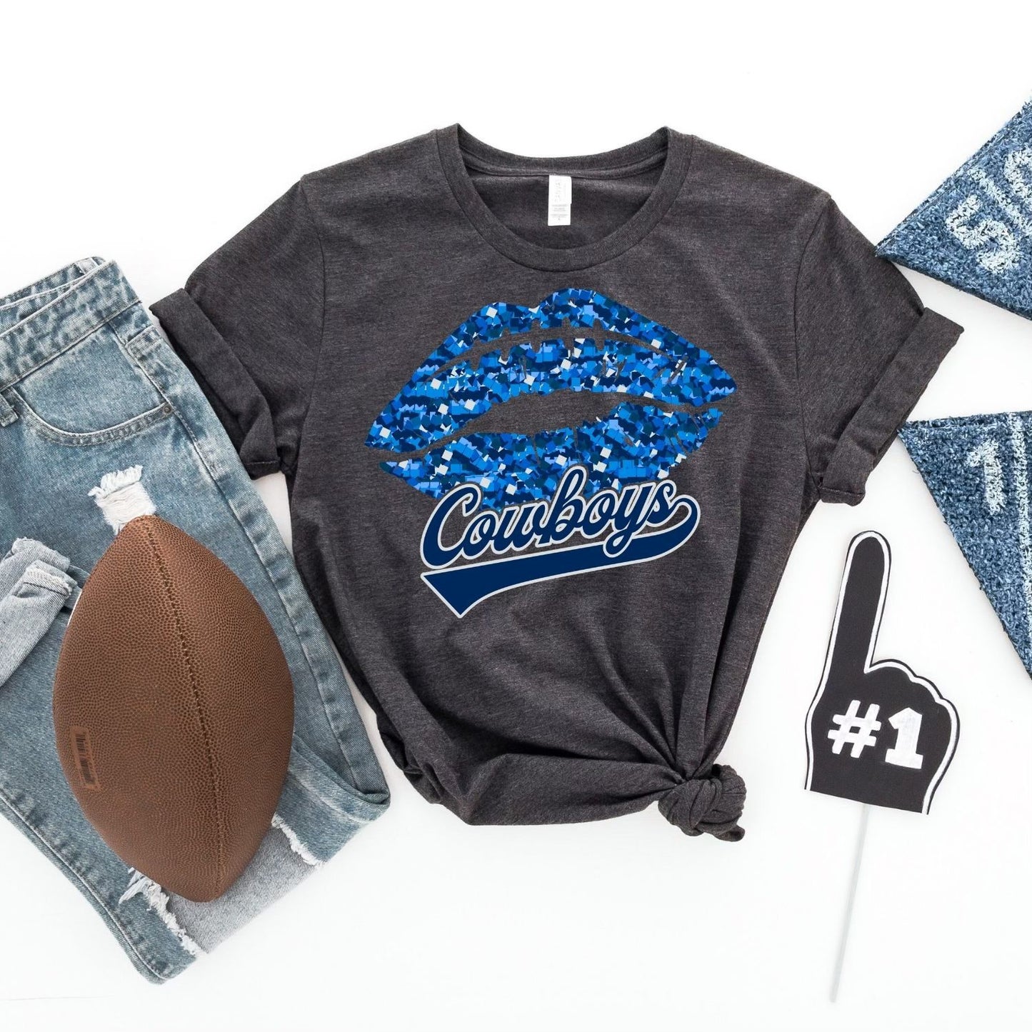 COWBOYS SPARKLY LIPS