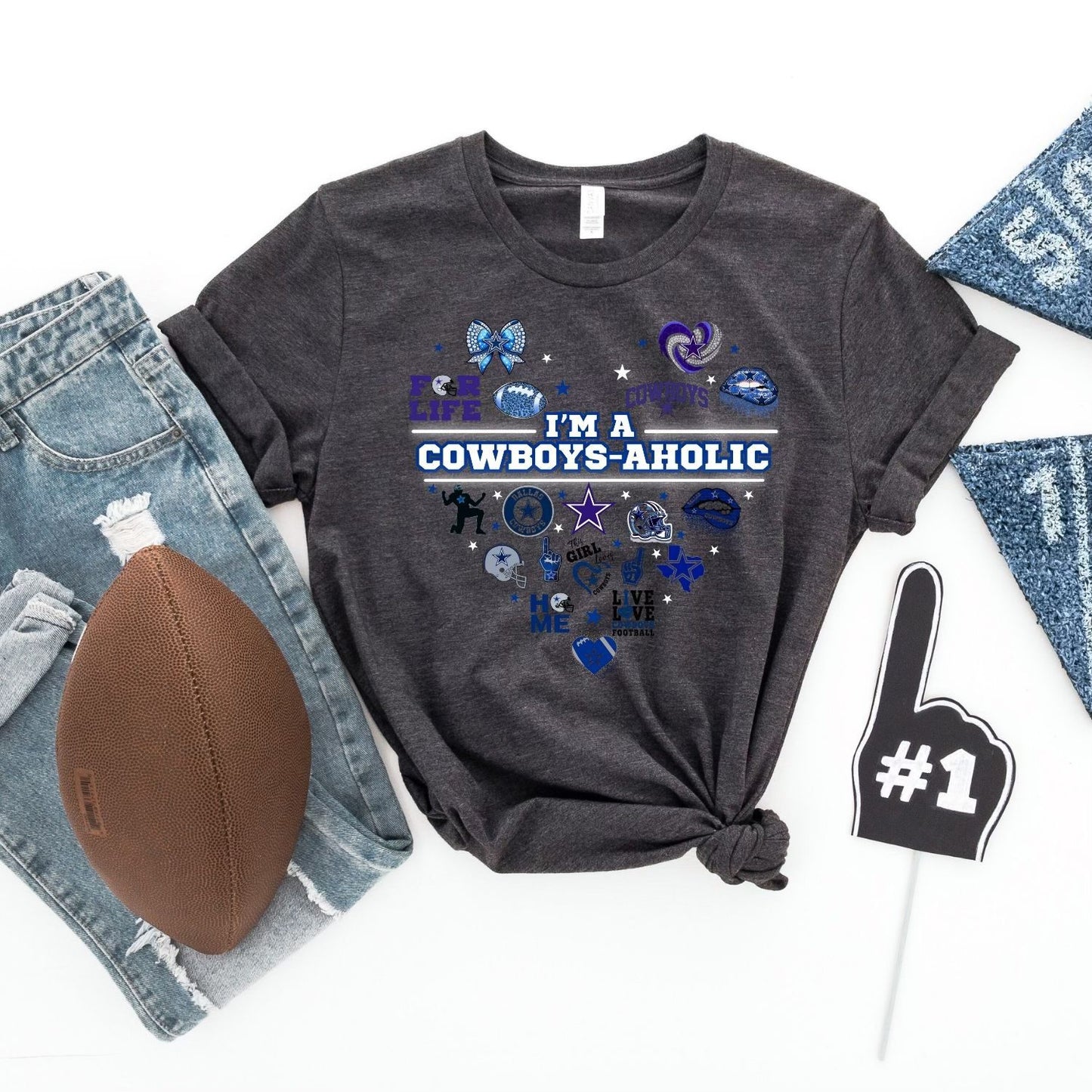 COWBOYS AHOLIC ***FF&M CUSTOM DESIGN***