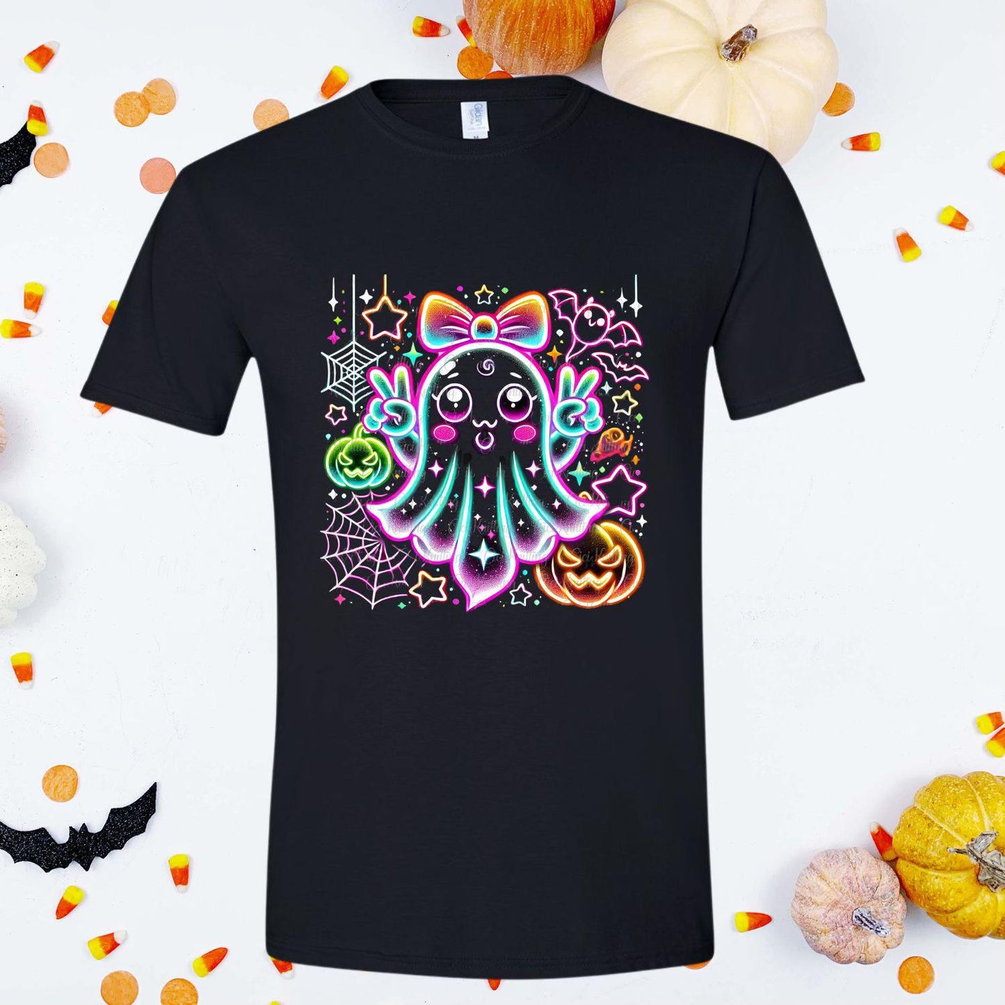NEON PEACE GHOST WITH BOW