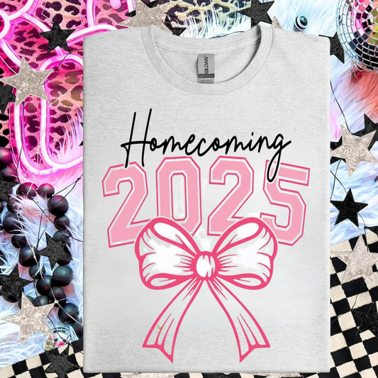 HOMECOMING 2025 PINK WITH BOW