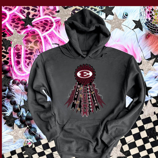 MAROON MUM WITH ENNIS LOGO