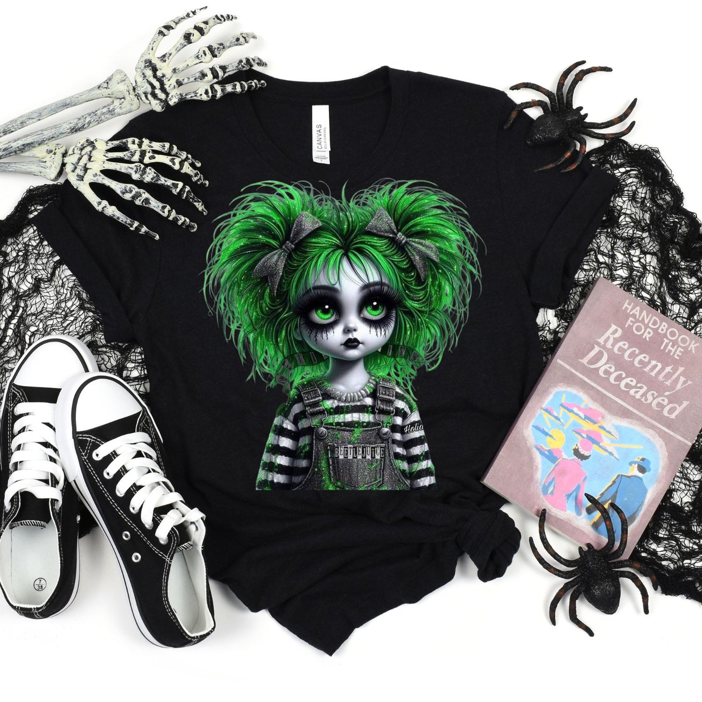 GREEN STRIPED GIRL