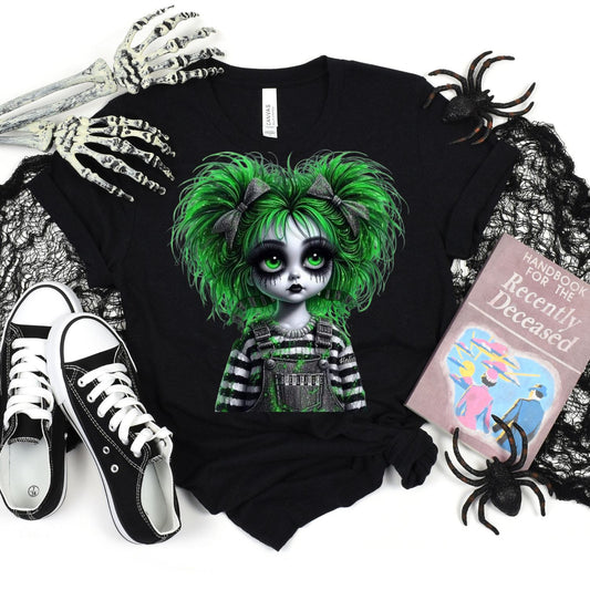 GREEN STRIPED GIRL