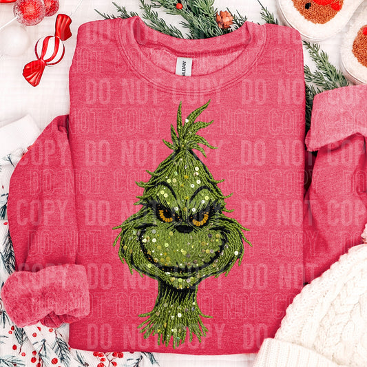 FAUX YARN GRINCH