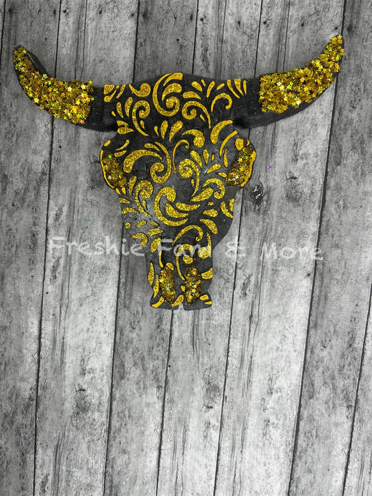 TOOLED LEATHER BULLHEAD