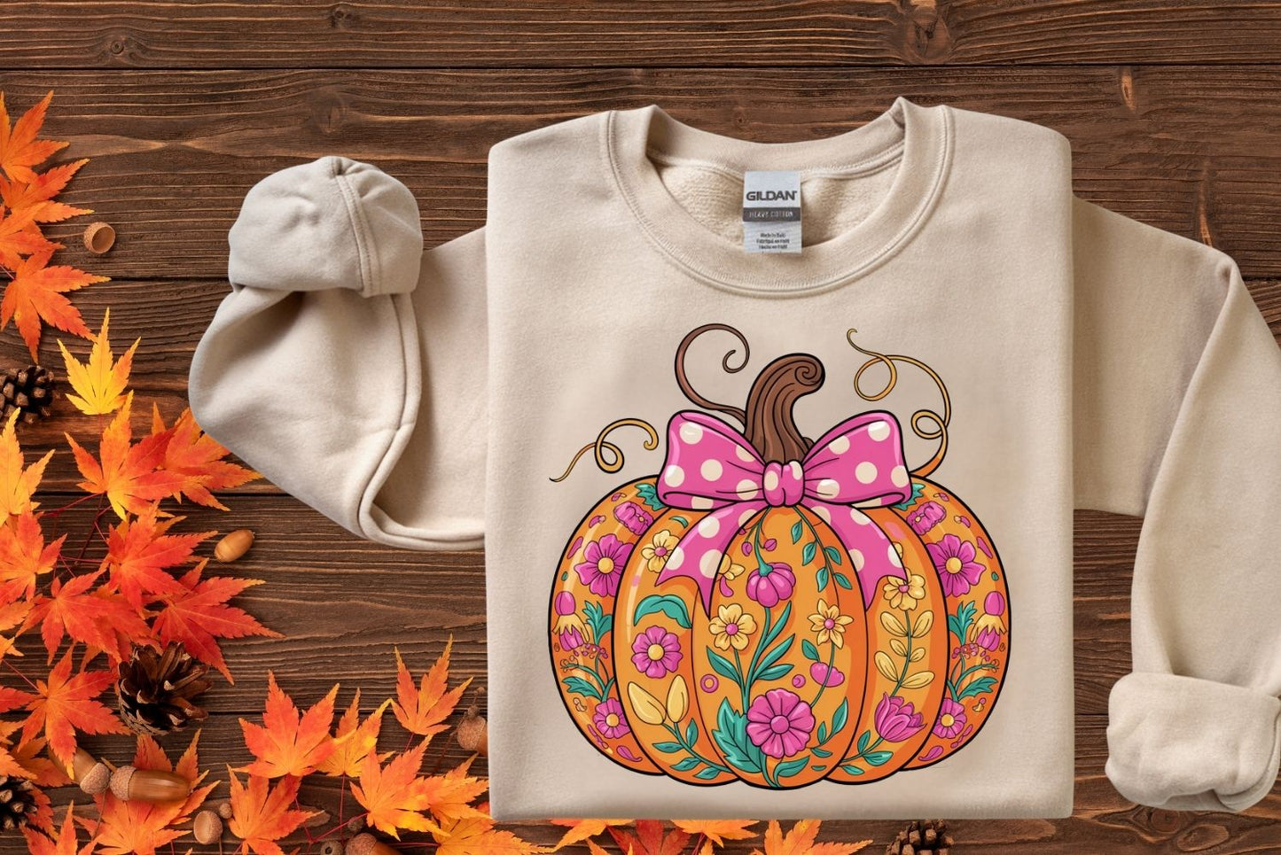 FALL ROSES PUMPKIN
