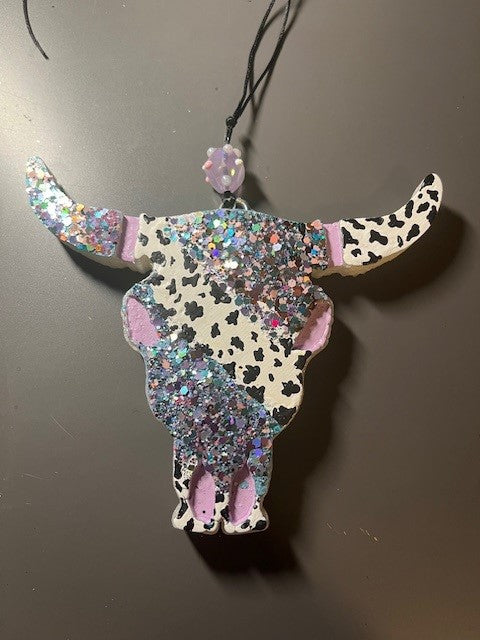 CUSTOM GLITTER LEOPARD BULLHEAD