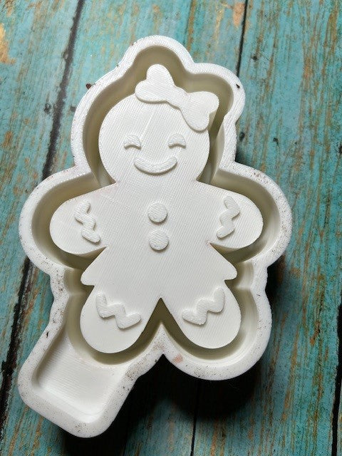 GINGERBREAD GIRL - Freshie Mold