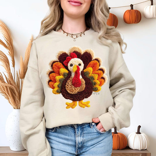 FAUX YARN TURKEY