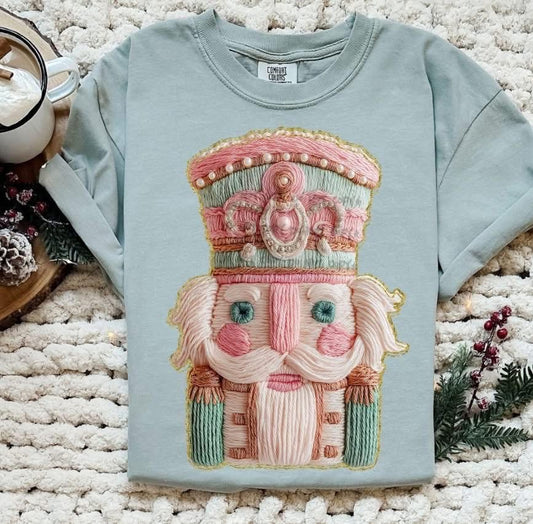 FAUX YARN NUTCRACKER