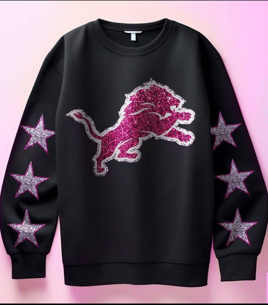 YOUR TEAM GLITTER MASCOT & STARS