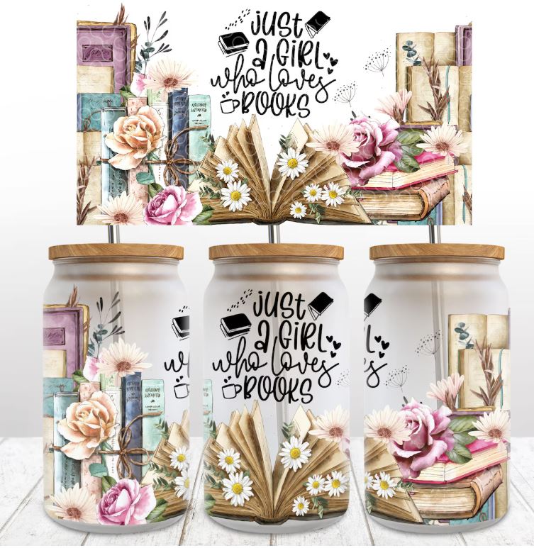 JUST A GIRL WHO LOVES BOOKS