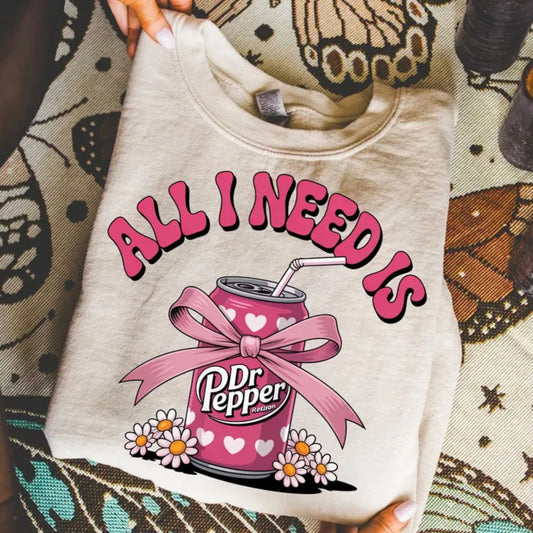 ALL I NEED ID DR PEPPER PINK