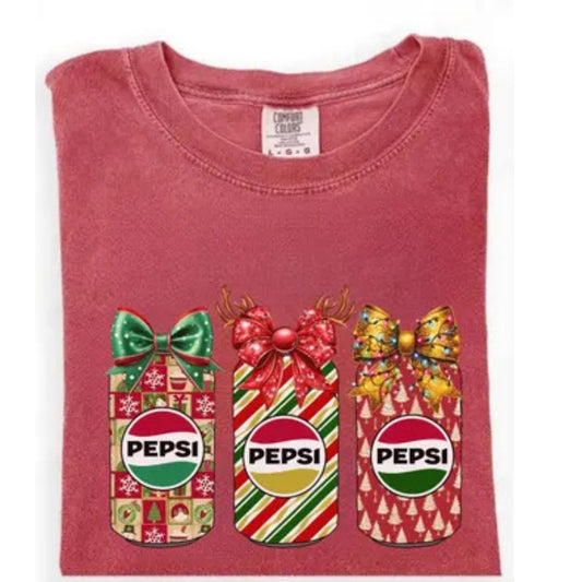 PEPSI SNOWFLAKE CANS WITH BOWS