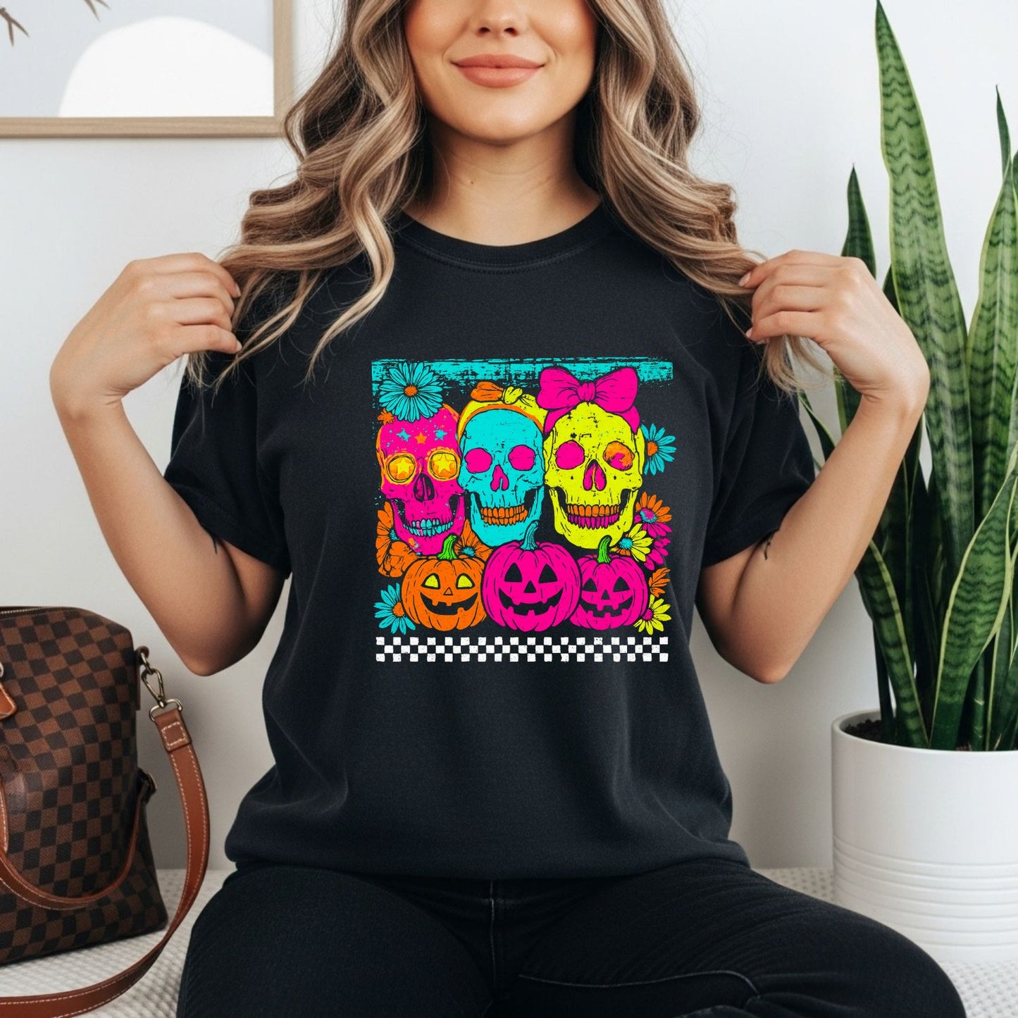 NEON SKULLS & PUMPKINS