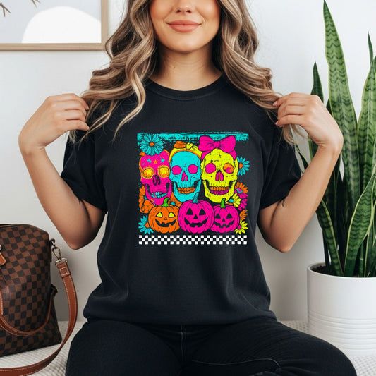 NEON SKULLS & PUMPKINS