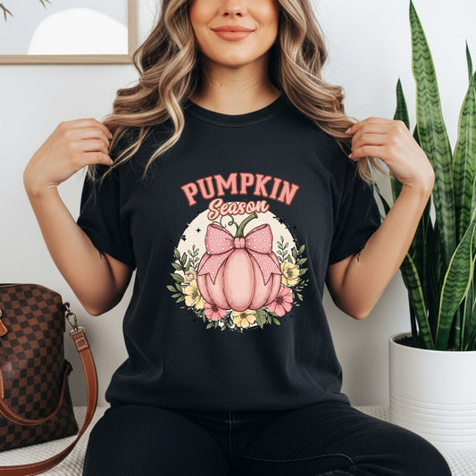 PINK PUMPKIN BOW
