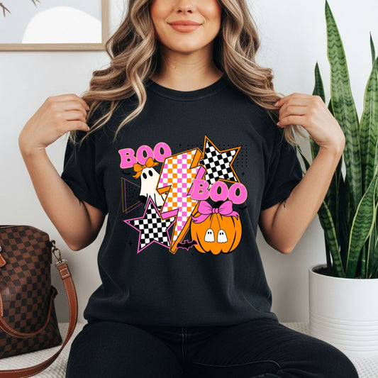 PREPPY CHECKERED LIGHTENING BOO