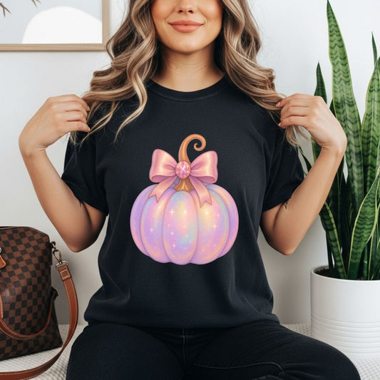 IRIDESCENT PUMPIN WITH BOW