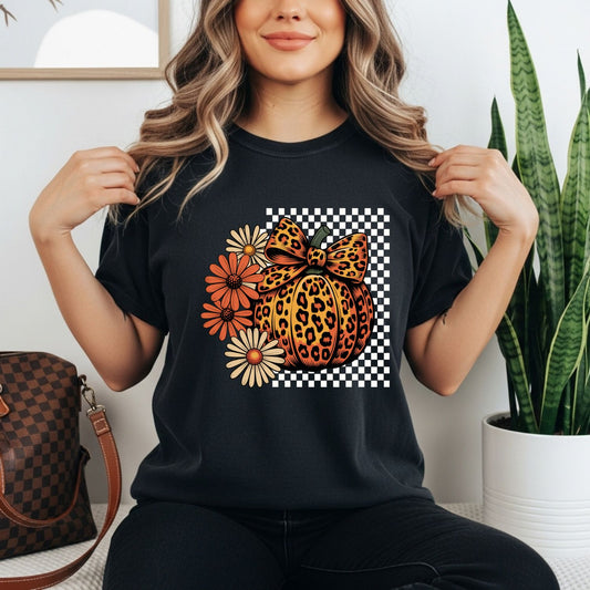 CHECKERED LEOPARD PUMPKIN