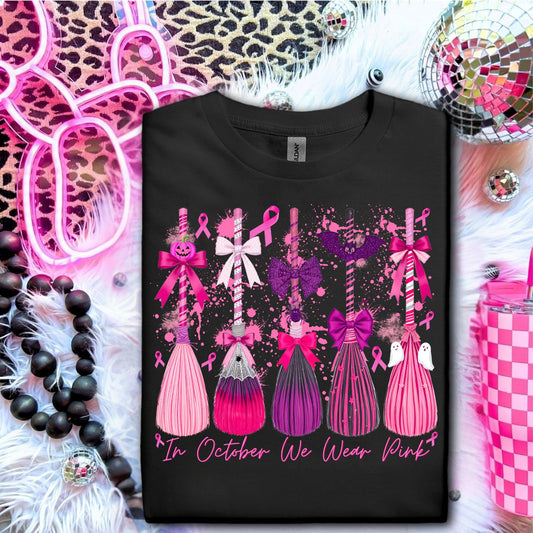 IN OCTOBER WE WEAR PINK BROOMS