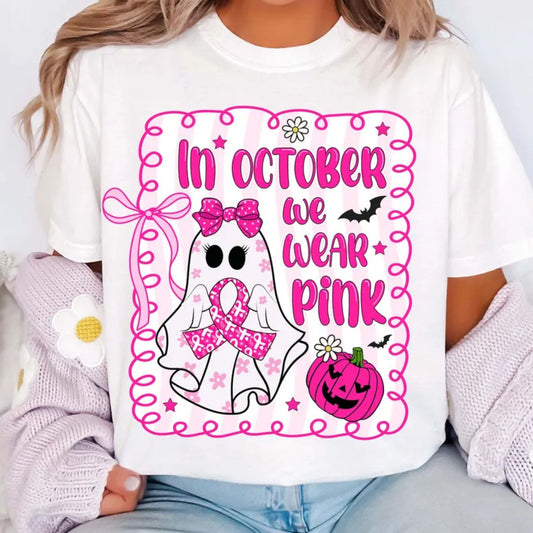 TRENDY IN OCTOBER WE WEAR PINK GHOST