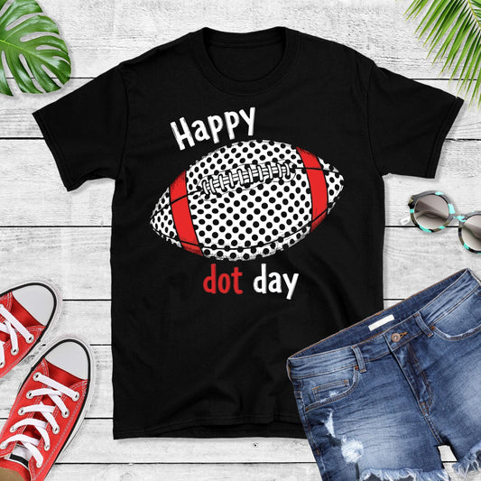 HAPPY DOT DAY CHECKERED FOOTBALL