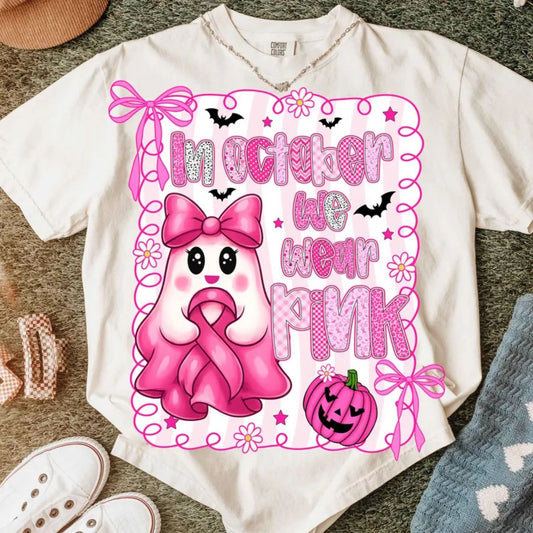IN OCTOBER WE WEAR PINK GHOST