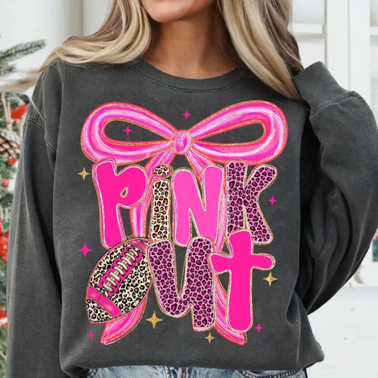 TRENDY PINK OUT BOW