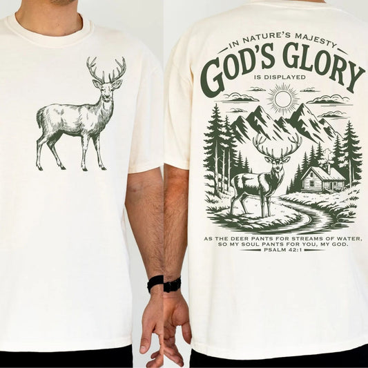 GOD'S GLORY -- FRONT/BACK DESIGN