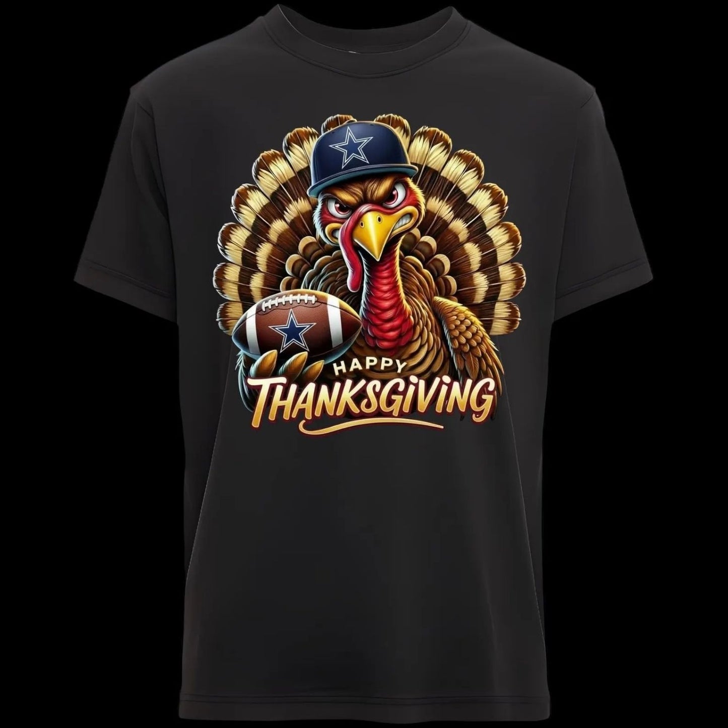 COWBOYS TURKEY HAPPY THANKSGIVING