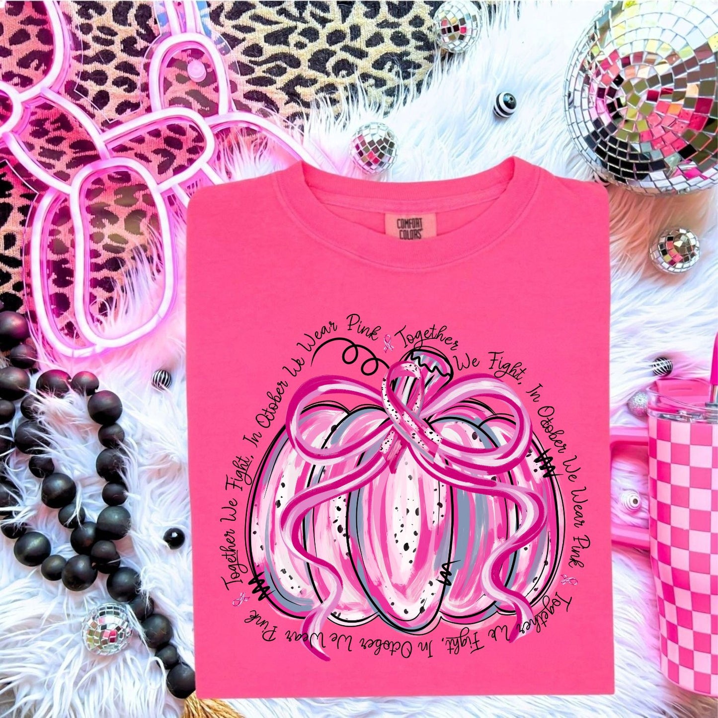 IN OCTOBER WE WEAR PINK PUMPKIN