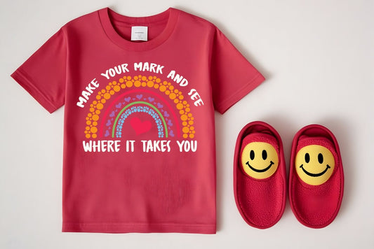 MAKE YOUR MARK AND SEE WHERE IT TAKES YOU RAINBOW