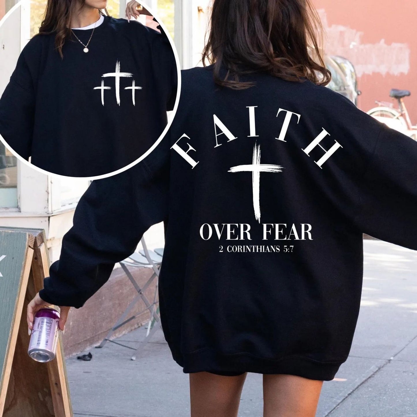 FAITH OVER FEAR - FRONT/BACK DESIGN