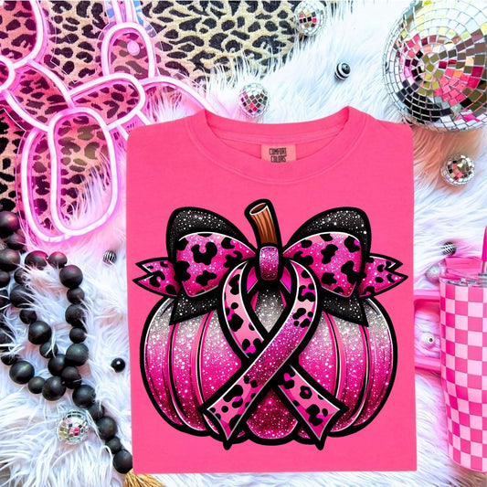 PINK CANCER PUMPKIN