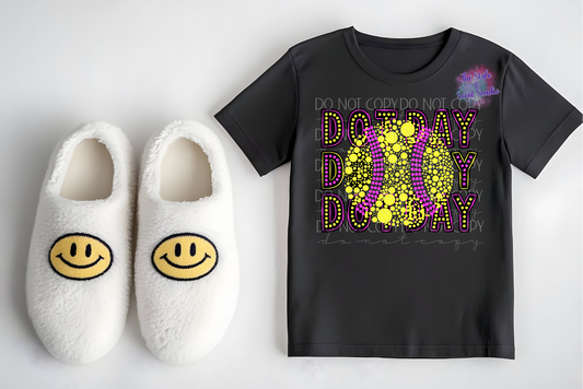 DOT DAY PINK SOFTBALL **STYLE & SCENT STUDIO ORIGINAL DESIGN**