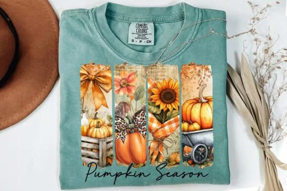 PUMPKIN SEASON BRUSH STROKE