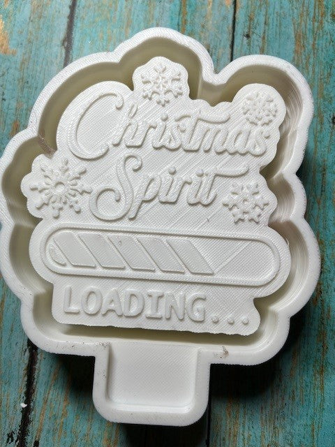 CHRISTMAS SPIRIT LOADING - Freshie Mold