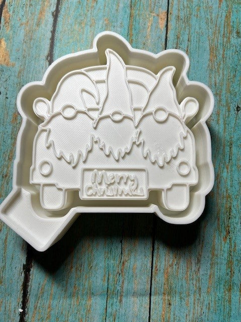 GNOME CHRISTMAS TRUCK - Freshie Mold