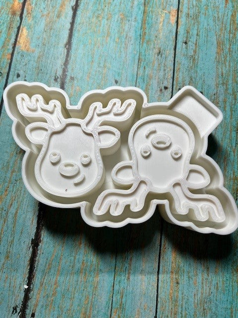 REINDEER VENTS - Freshie Mold