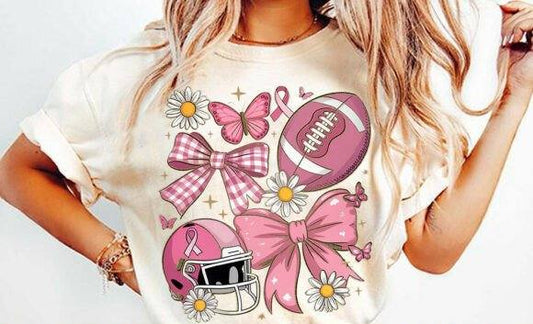 PINK PREPPY FOOTBALL CROQUETTE