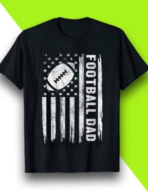 FOOTBALL DAD FLAG
