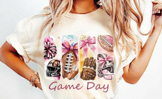 GAME DAY BRUSHSTROKE