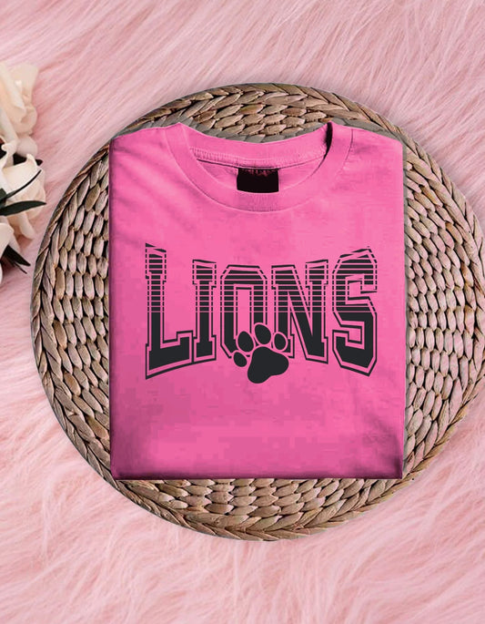 Lines Lions with Paw