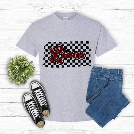 Lions Checkered