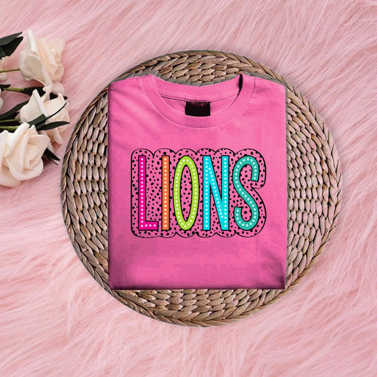 Lions with Clear Dalmatian Background