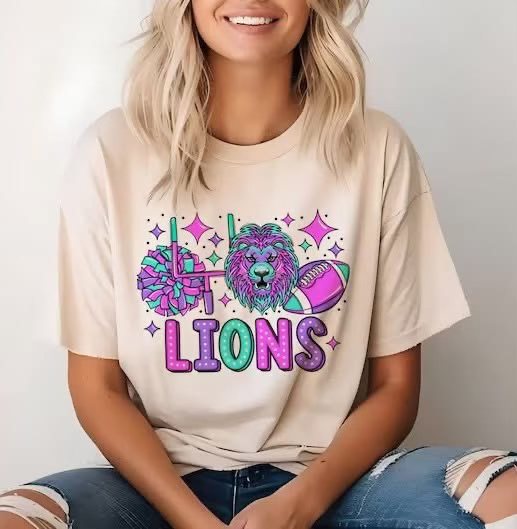Purple & Pink Lions