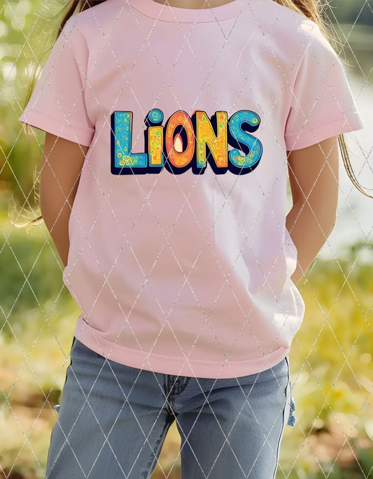 Lions Colorsplash